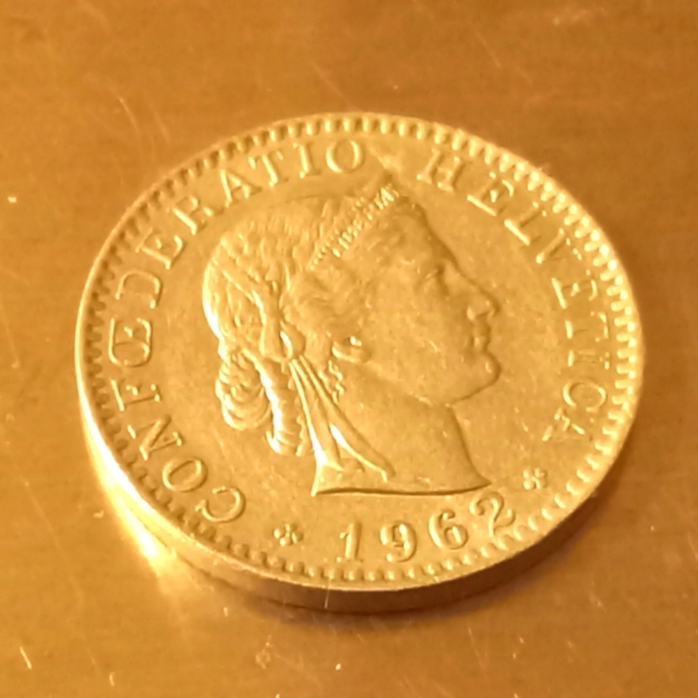 Switzerland 20 Rappen Coin